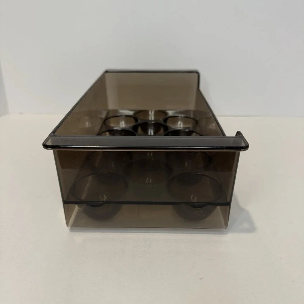 Vintage GE Refrigerator Egg Tray 12 Egg Storage Organizer Brown